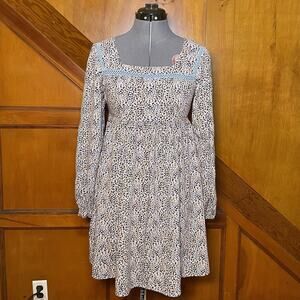 Jessica Simpson - Short Casual Polka Dots Country Style Long Sleeve - Size Small